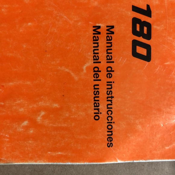 STIHL  MS. 170/180 Chainsaw.        Instruction MANUAL. Owners MANUAL .2002 Used - Picture 6 of 6